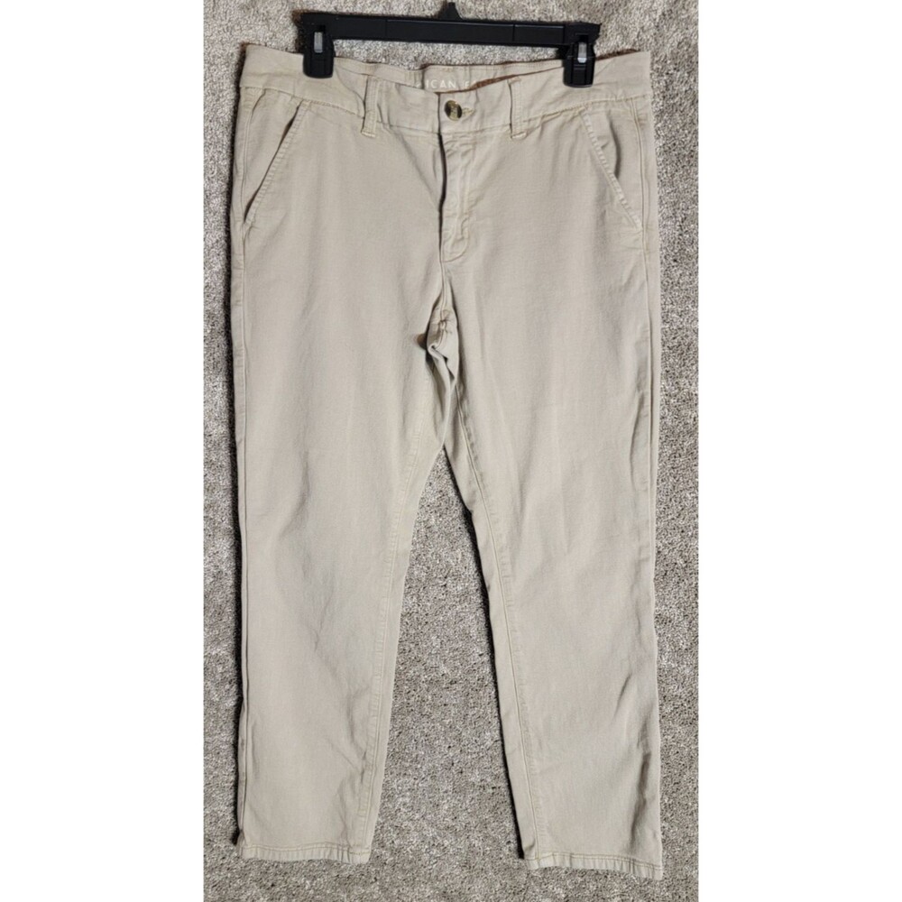 American Eagle Outfitters Women's Stretch Khaki Pants Size 12 Short